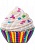 Надувной матрас Кекс "CUPCAKE MAT" 142х135см INTEX 58770EU
