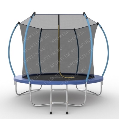 Батут с внутренней сеткой и лестницей EVO JUMP Internal 10ft (Blue)